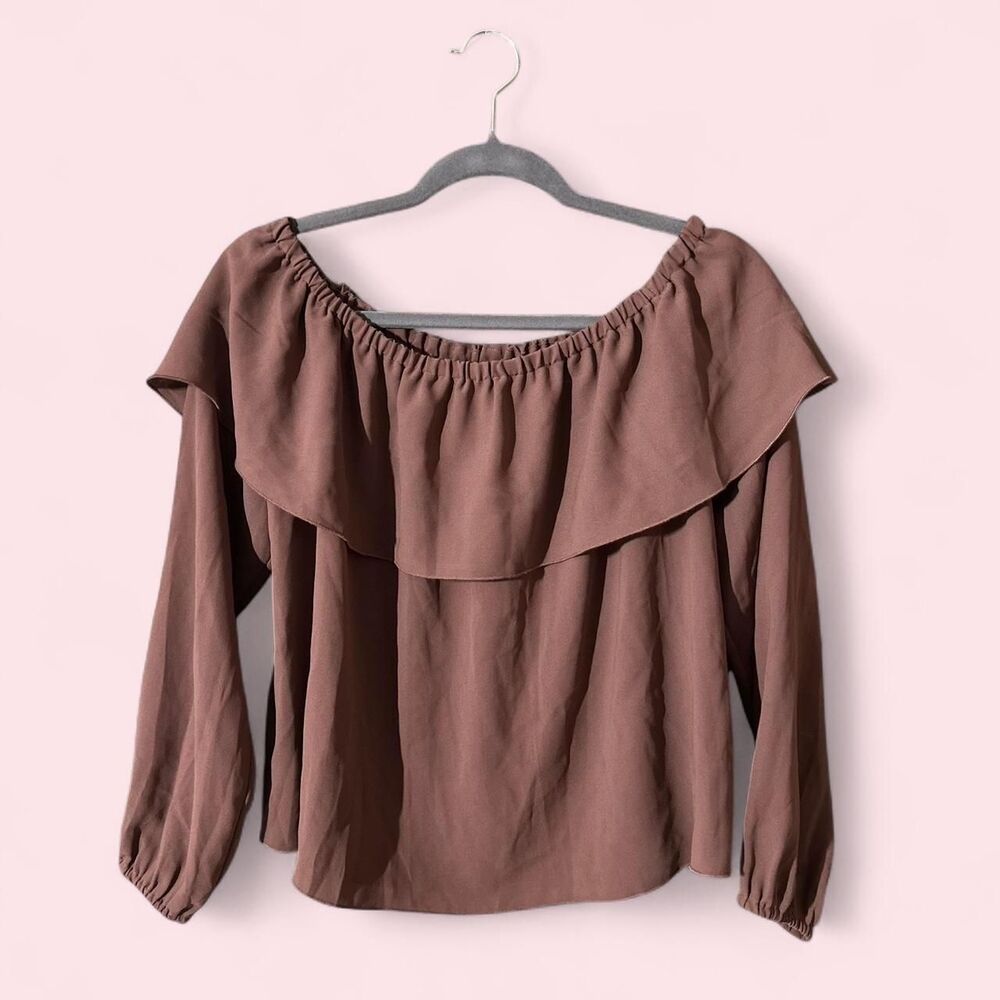 Aritzia Wilfred Women's Brown Blouse